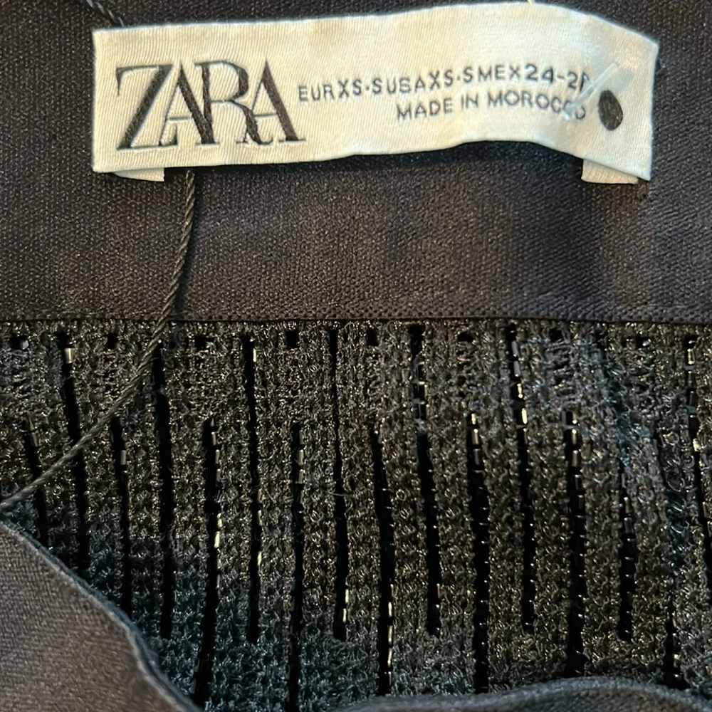 Elegant Black Fringe Skirt - Picture 12 of 12